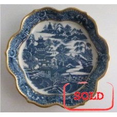 SOLD Caughley Salopian 'Thomas Turner' Fluted Teapot Stand, 'Pagoda' pattern, c1780 SOLD 